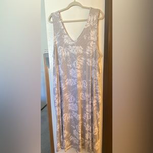 Joyspun Women's Sleeveless Midi Sleep Chemise